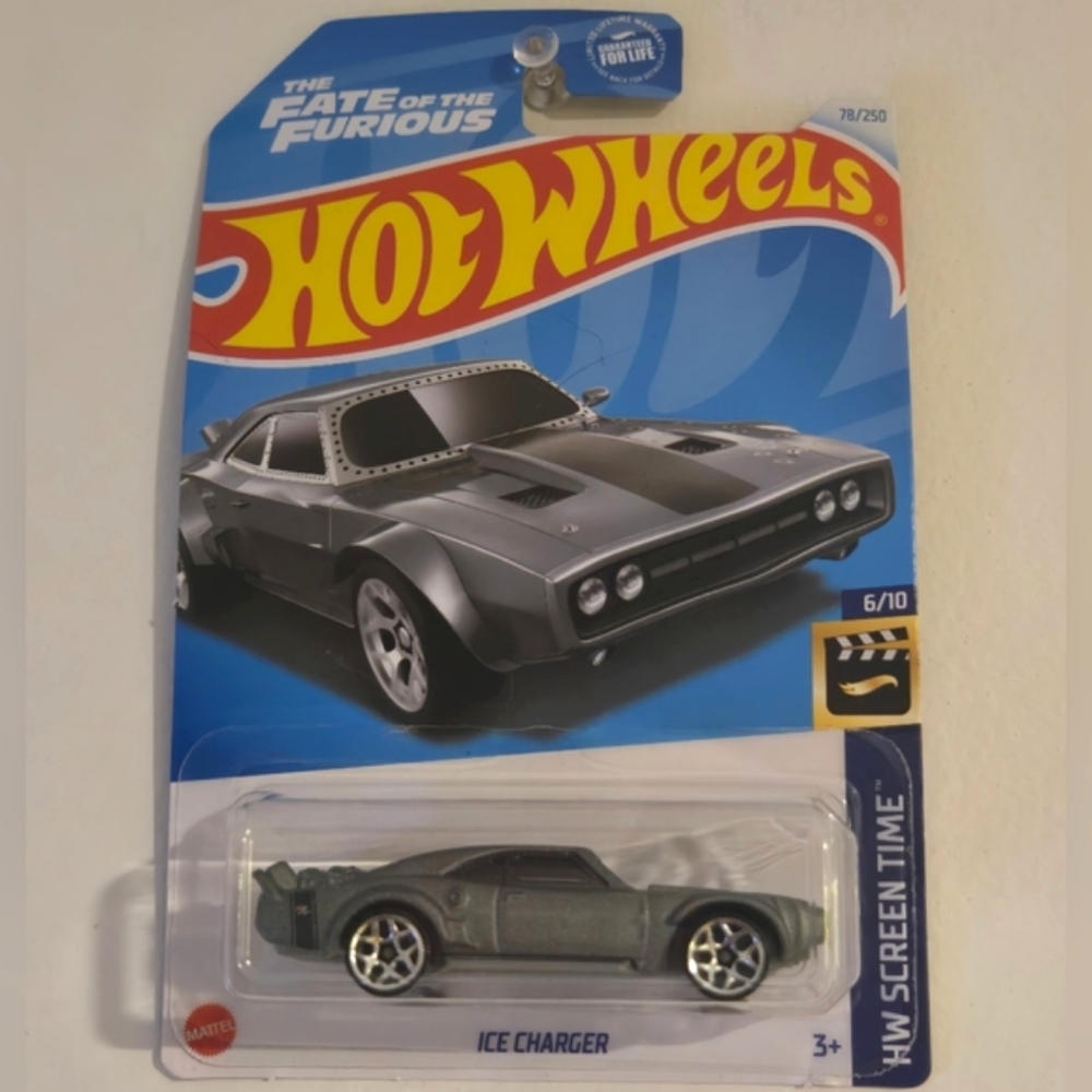 Ice Charger Hot Wheels HW Screen Time 6/10 Gray Diecast